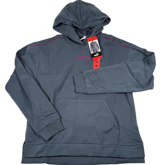 Puma Tops - Puma Fleece Hoodie Medium Pullover Sweatshirt Kangaroo Pocket Athleisure Winter